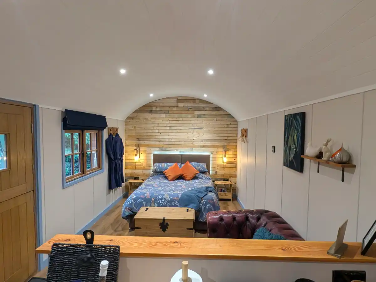 Kingfisher bed from kitchen area